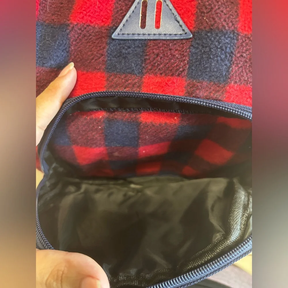 Red and Blue‎ Buffalo Plaid Mini Backpack